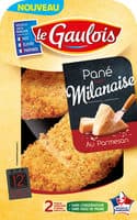 panés façon milanaise parmesan x2