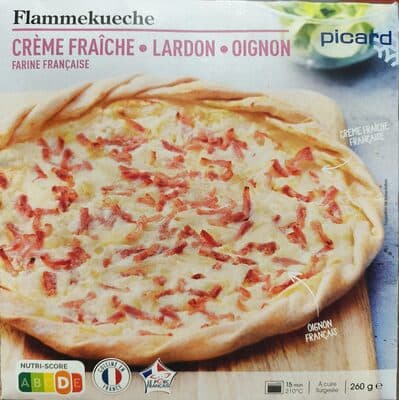 Flammekueche Crème fraîche - Lardon - Oignon