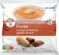 Purée de courge butternut, patate douce