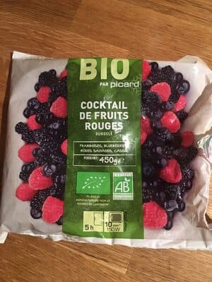 Cocktail de fruits rouges surgelé