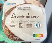Sorbet noix de coco