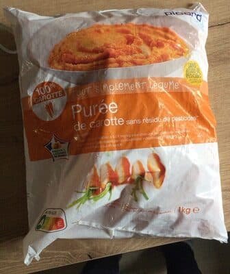 Purée de carottes sans résidu de pesticides