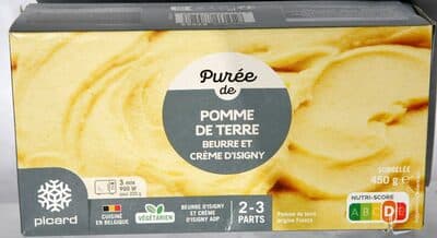 Purée de pomme de terre, beurre et crème d'Isigny