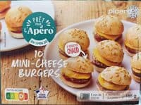 10 Mini cheeseburgers