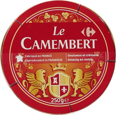 Le Camembert - Fromage à patte molle au lait pasteurisé