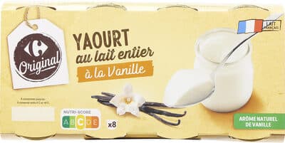 Yaourt saveur vanille