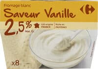 Fromage blanc Saveur Vanille