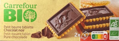 Petit beurre tablette Chocolat noir