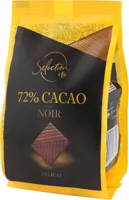 72% cacao negro