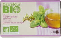 Infusion Menthe douce et thym
