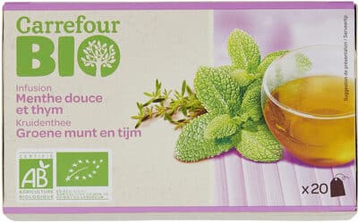 Infusion Menthe douce et thym
