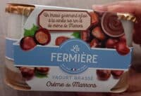 Yaourt brassé crème de marrons 2 x 160 g