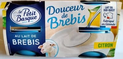 Douceur de brebis, citron