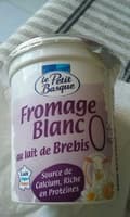 Fromage blanc 0% au lait de brebis