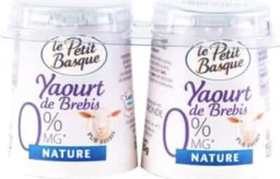 Yaourt de Brebis 0% Nature