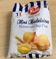 Mini Madeleines Natures aux œufs frais