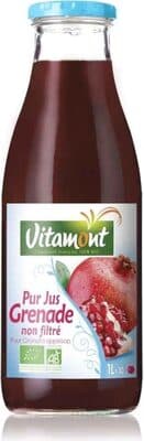 Pur jus de grenade non filtré bio