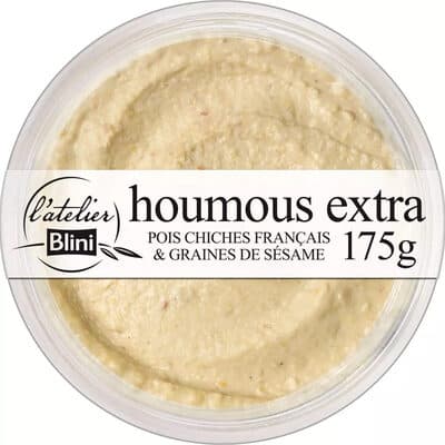 Houmous extra - Pois chiches français & graines de sésame