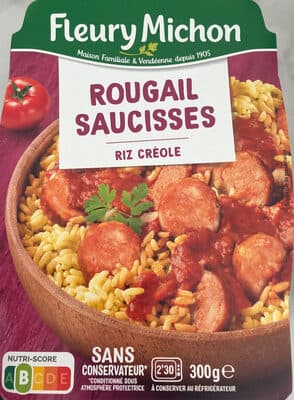 Rougail Saucisse - Riz créole