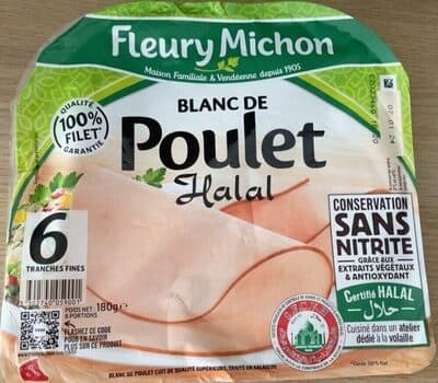 Blanc de poulet halal