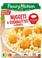 Mini nuggets & coquillettes à l'emmental