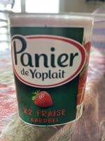 Panier de Yoplait Fraise - Framboise