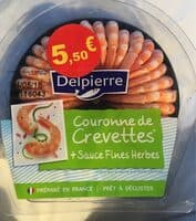Couronne de crevettes sauce fine herbes