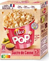 Pop corn sucre de canne
