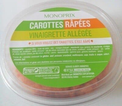 Carottes râpées