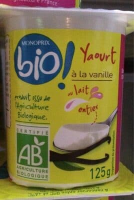 Yaourt à la vanille