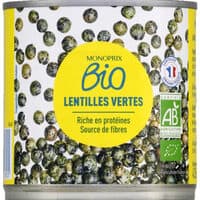 Lentilles vertes