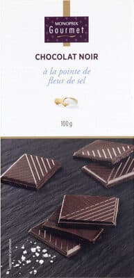 Chocolat noir à la pointe de fleur de sel