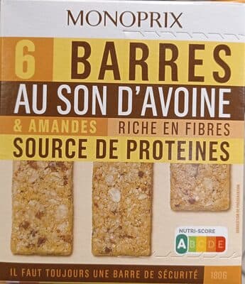 Barres au son d'avoine
