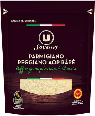 Parmigiano Reggiano AOP râpé lait cru 30%mg,60g