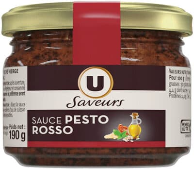 Sauce pesto rosso bocal de 190g