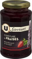 Confiture de fraises récoltées dans le Sud-Ouest , pot de 315g