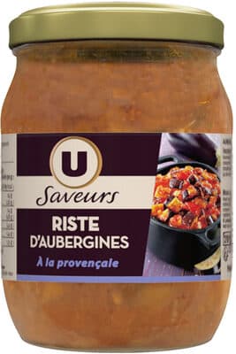 Légumes cuisinés Riste d'aubergines - Bocal 520g