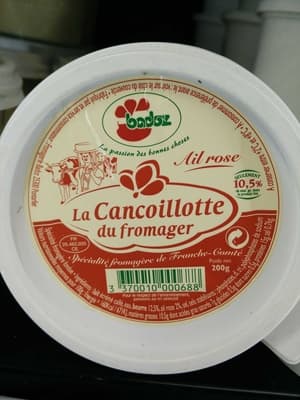 Cancoillotte du Fromager A l'Ail Rose 200g