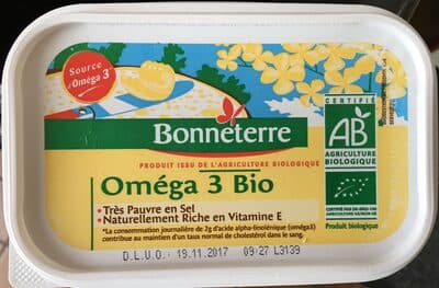 Margarine Oméga 3 Bio