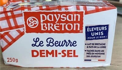 Le beurre demi sel