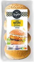 4 Buns nature au sésame