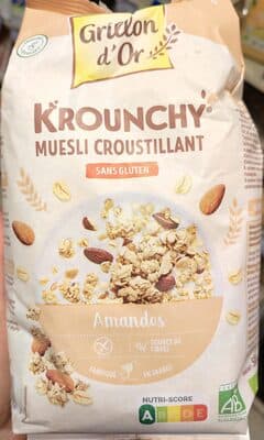 Krounchy sans gluten amande