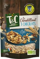 Le croustillant 3 chocolats
