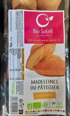Madeleines du Pâtissier Pur beurre