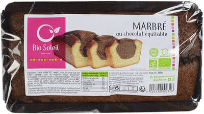 Marbré au chocolat équitable