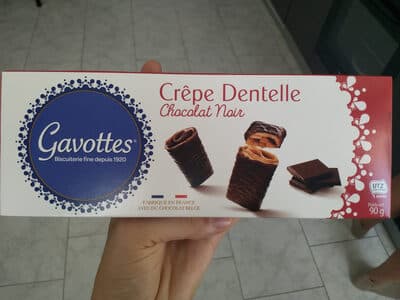 Crêpe Dentelle Chocolat noir