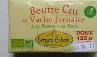 Beurre cru de vache jersiaise