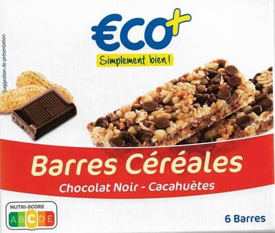 Barres céréalières Chocolat - Cacahuète