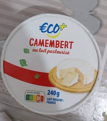 Camembert au lait pasteurisé
