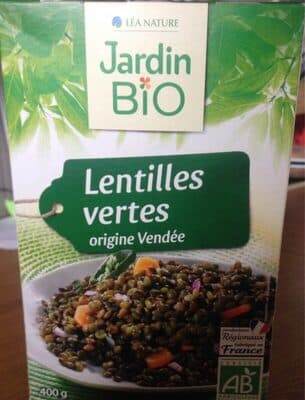 Lentilles vertes irigine Vendée